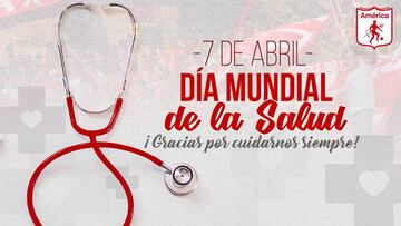 América de Cali agradece a personal médico