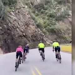 El increíble sprint en ascenso de Dani Martínez y Sergio Higuita