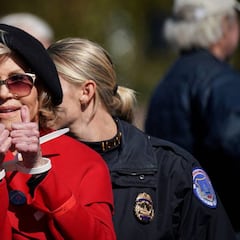Jane Fonda, detenida a sus 81 años por su lucha contra el cambio climático