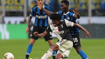 Cuadrado fue titular con la Juventus en la victoria ante el Inter de Milán
