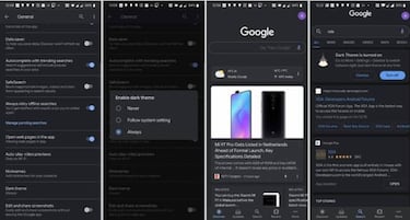 Google Search recibe por fin el modo oscuro