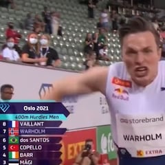 Tras 29 años cae el récord de 400 vallas y tiene miga el vídeo: vean lo que hizo antes de la carrera...