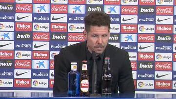 Simeone: "Estoy convencido de que podemos remontar"