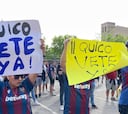 El levantinismo protesta contra la gestión de Quico Catalán