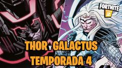 Fortnite Temporada 4: un cómic de Thor y Galactus detalla cómo comienza