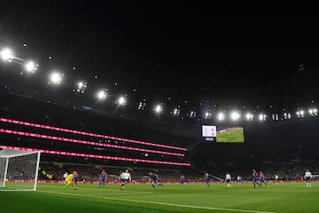 View inside the stadium