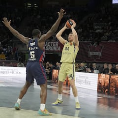 El Baskonia defiende su guarida pero el Barcelona toma el Buesa