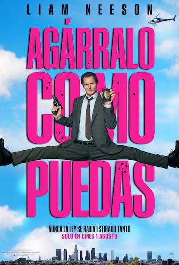 liam neeson agarralo como puedas poster