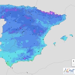 AEMET pronostica la llegada de una borrasca con lluvias generalizadas: zonas afectadas