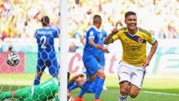 Teo Gutiérrez marcó el segundo gol de Colombia.