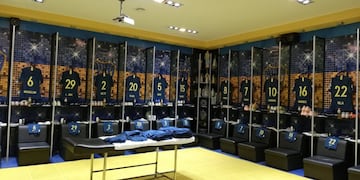 Inside the world's most stunning football changing rooms