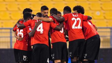 Jugadores del Al-Rayyan en un partido en Catar