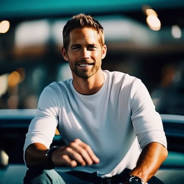 Así luciría Paul Walker a los 51 años, según la Inteligencia Artificial.