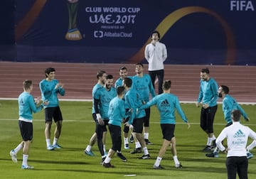 Gran ambiente en el entrenamiento.