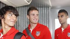 El Atl¨¦tico ya est¨¢ volando a Colombia sin el 'Toto' Salvio