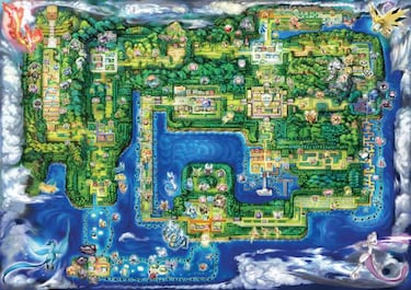 Pokémon Let’s Go: Así es el nuevo mapa de Kanto