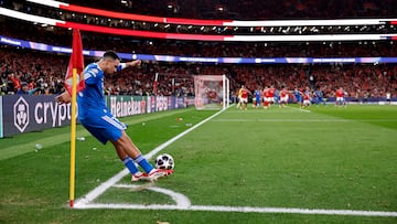 17/02/26 PARTIDO CHAMPIONS LEAGUE DIECISEISAVOS IDA
BENFICA - REAL MADRID
TRENT ALEXANDER ARNOLD CORNER