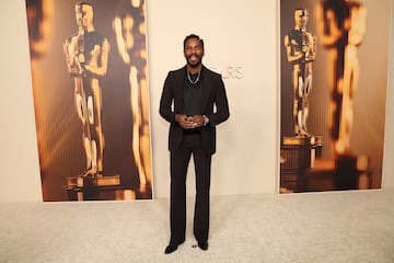 Colman Domingo posa durante la alfombra roja de la recepcin de los nominados a los Oscar 2025 en la Academy Museum of Motion Pictures de Los Angeles.