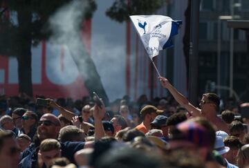 Ambiente de Champions en las calles de Madrid