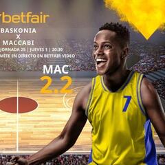 Saski Baskonia vs. Maccabi Tel Aviv BC: horario, TV, estadísticas, clasificación y pronósticos