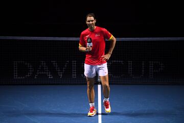 Después de que España cayese ante Holanda, Rafa se dirigió al público del Martín Carpena en sus últimas palabras como profesional.