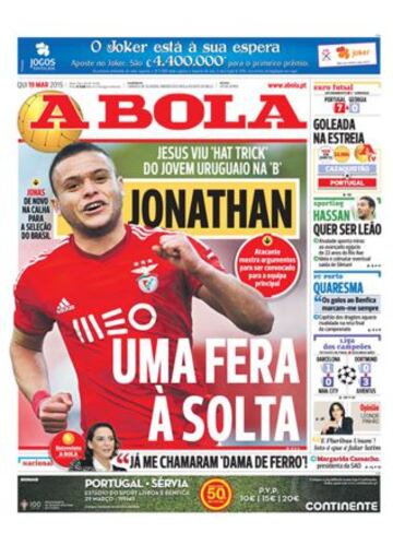 Portadas de la prensa deportiva