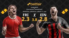 SC Friburgo vs. Eintracht de Frankfurt: horario, dónde ver, pronósticos y clasificación