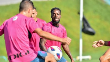 Lezama: Nolaskoain y Nico Williams, bajas para Mendizorroza