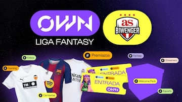 ¡OWN y Biwenger Fantasy se unen para ofrecerte el doble de diversión!