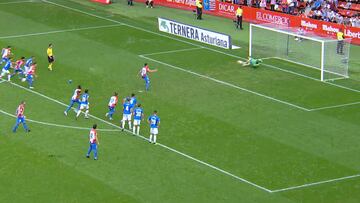 El fallo de Djurdjevic que desató la ira de la afición del Sporting