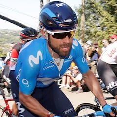 Valverde batió su récord en la subida al Muro de Huy