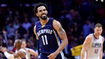 Conley, durante un partido con los Grizzlies