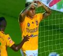 Eduardo Vargas aportó este tanto en goleada de Tigres