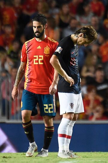 Luka Modric e Isco.