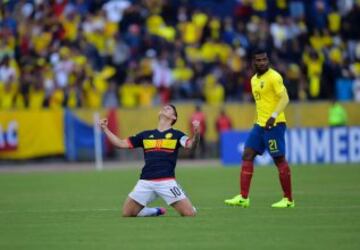 Colombia le gana a Ecuador y hace una jornada perfecta
