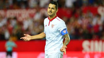 Vitolo con el Sevilla. 