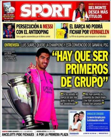 Portadas de la prensa deportiva