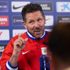 Simeone: “Musso está a muy buen nivel y eso es bueno para Oblak y para todos”