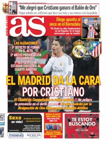 Las portadas de AS de febrero