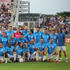 Carles Puyol disputa amistoso en Barranquilla