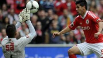 Nolito, en su ¨¦poca en el Benfica.