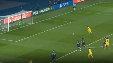 C車mo Keylor le par車 el penalti a Messi en el PSG vs. Barcelona
