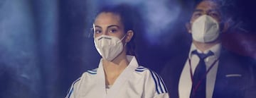 Valentina Toro, en la previa a la final de la Premier League de Estambul 2021. Obtuvo la medalla de plata.