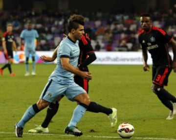 Manchester City se enfrentó a Hamburgo en el Al Ain, de los Emiratos Árabes Unidos.