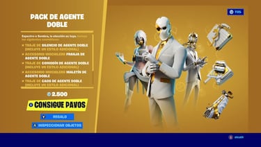 Pack de Agente Doble en Fortnite ya disponible; precio y contenidos
