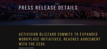 Comunicado de prensa de Activision Blizzard en su web.