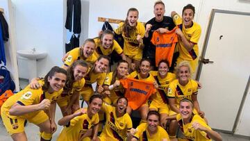 Un gol de Oshoalada mantiene al Barcelona en el liderato