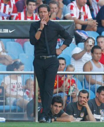 Liga Bbva. Atlético de Madrid - Rayo Vallecano. Simeone.