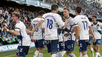 Tenerife-Castellón, en directo