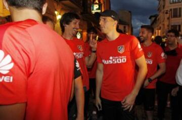 Las imágenes de la cena del Atleti